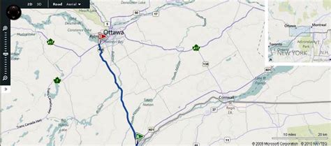 Ontario Highway 416 Route Map The Kings Highways Of Ontario