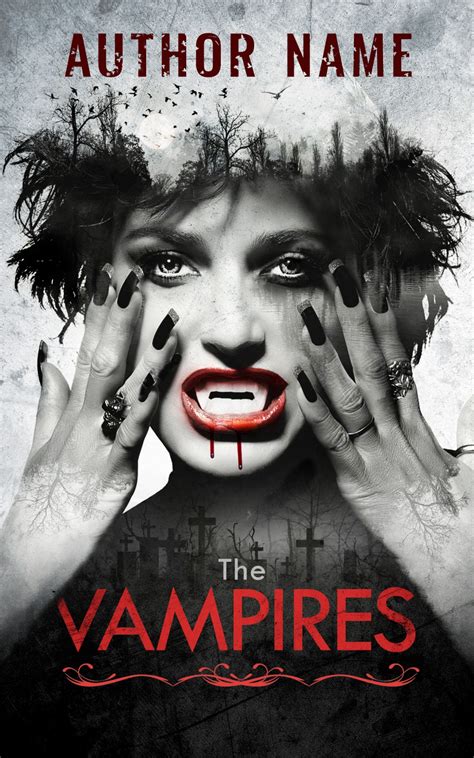 The Vampires The Book Cover Designer