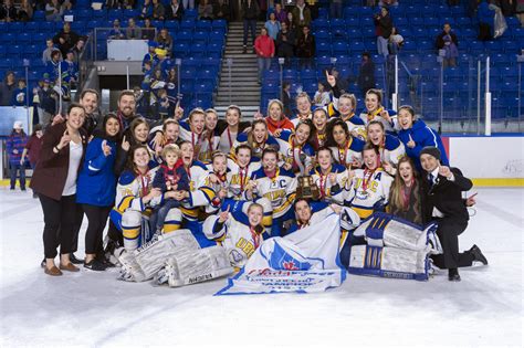 ubc women s hockey team win canada west championship news