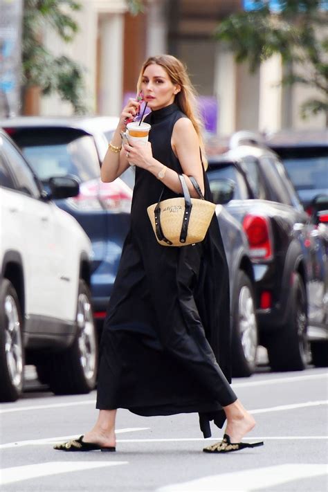 Olivia Palermo In A Black Maxi Dress New York 07072021 • Celebmafia