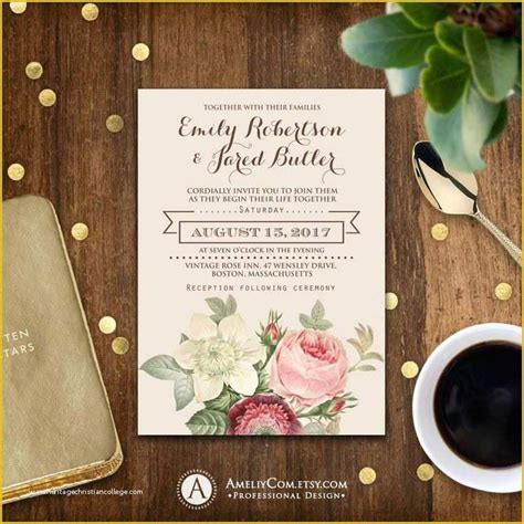 Avery Invitation Templates Free Of Free Wedding Invitation Templates Uk