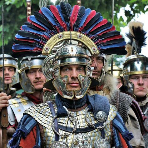 Roman Legionary Centurion Primuspilus First Century Ad Roman Armor