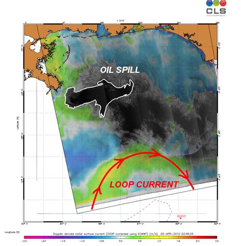 Esa Envisat Monitors Oil Spill Proximity To Loop Current