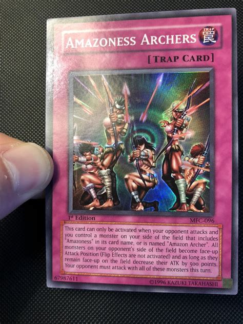 Yu Gi Oh Amazoness Archers Mfc 096 Super Rare 1st Edition Na English Vintage Ebay