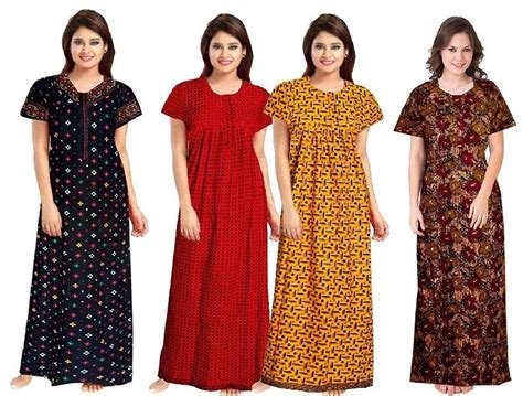 Cotton Ladies Nighty Size Xl Xxl Feature Comfortable At Rs 110 Piece In Kolkata