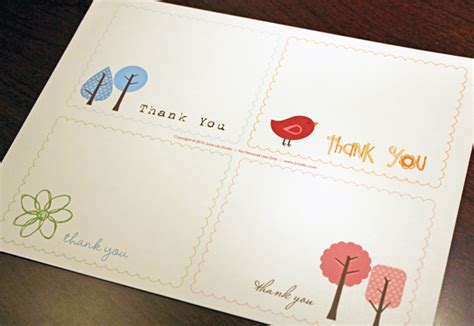 Free Printable Thank You Notes June Lily Design