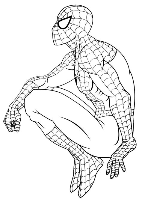 Desenhos De Homem Aranha Para Colorir