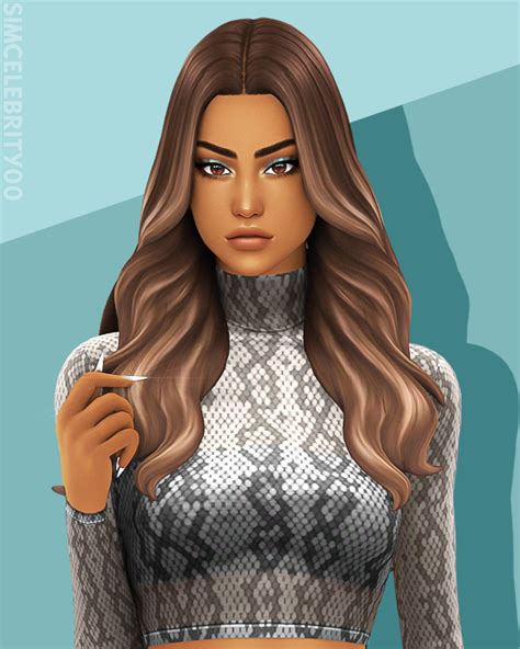 6 Simcelebrity00 Simcelebrity00 Twitter Goddess Hairstyles