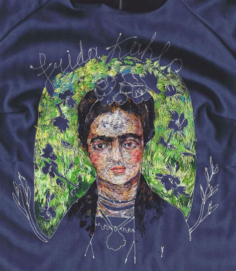 Lisa Smirnova Embroidered Portrait Embroidery Art Artwork
