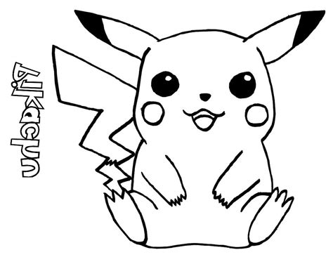 Dessin Imprimer Pikachu Tout Est Gratuit En Coloriage Pikachu