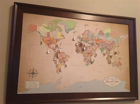 Personalized Travel Map With Pins Asia Map For Kids