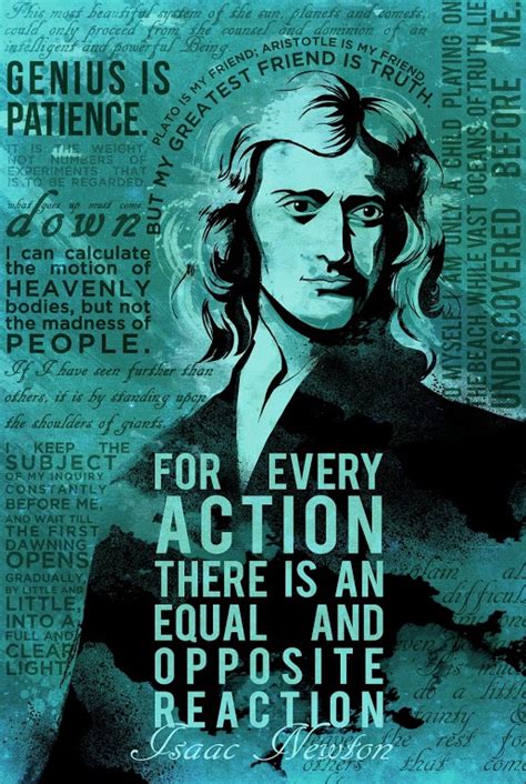 Sku Newton Isaac Newton Science Quotes Poster Science Quotes Newton