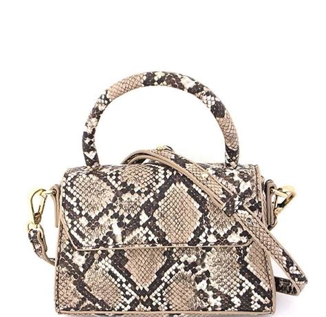 Modern Snake Pattern Print Mini Bag Jy Ma S418 K Fashion Handbags