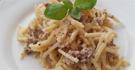 Spaghetti mit Käse -Hackfleisch- Soße von Jecca Ein Thermomix Rezept