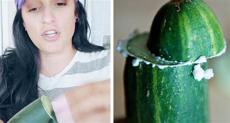 People Are Milking Cucumbers Cause Its Supposed To Make Them Taste