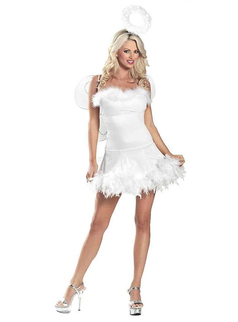 Fantasie, märchen hochzeitskleid, elfen brautkleid. Sexy Engel Kostüm mit Flügeln und Heiligenschein ...