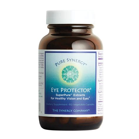 Pure Synergy Eye Protector 60 Capsules Complete Eye Vitamin Wlutein