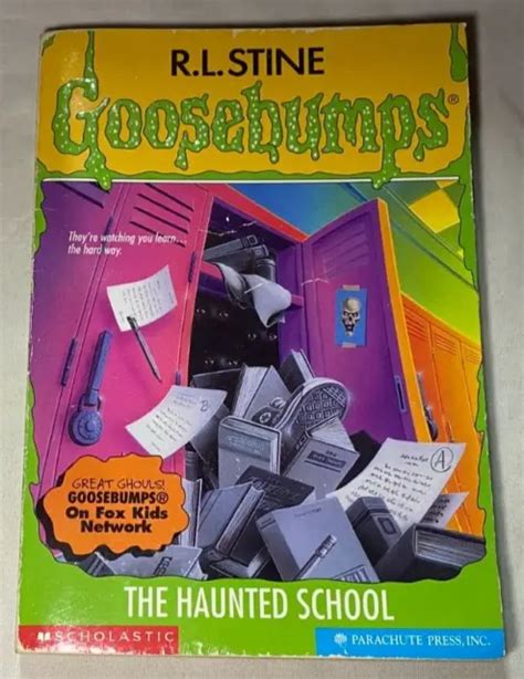 Goosebumps 59 The Haunted School Paperback Book Rl Stine 1997 First