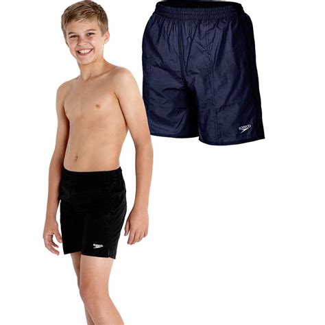 Speedo Boys Solid Leisure Swim Shorts