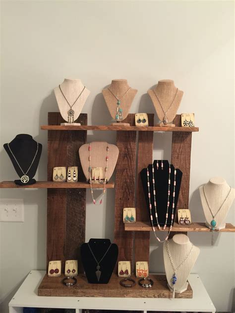 Utterly Attractive And Innovative Jewelry Display Made Out Of Wood