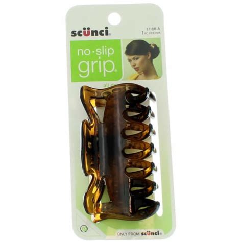 Scunci No Slip Grip Jaw Clip 1 Ct Fred Meyer