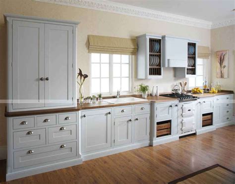 China European Classical Style Solid Wood Kitchen Beech Wood Kitchen