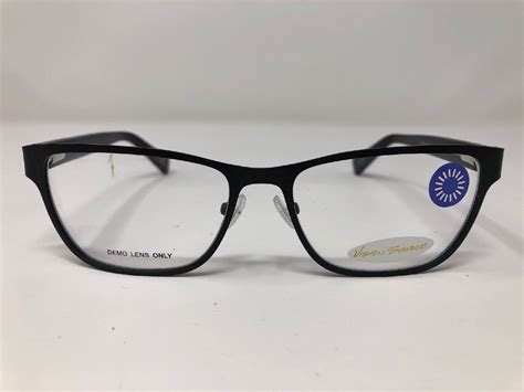 vision source eyeglasses frame pl 209 blk 53 16 140 black print full rim cg67 ebay