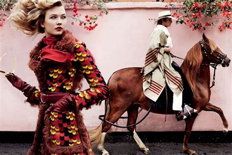 Dark Horse Karlie Kloss By Mario Testino For Vogue September 2014