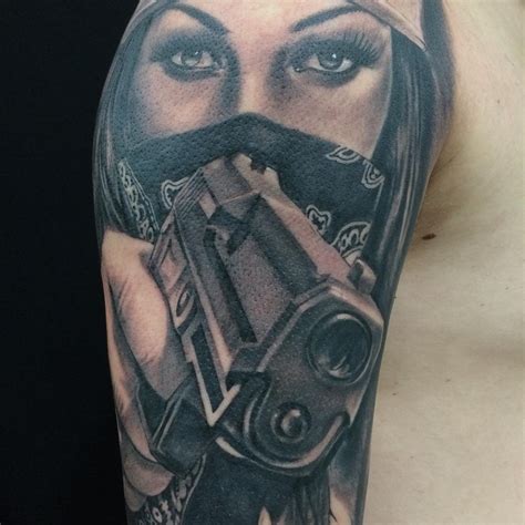 So please stay away from the men and women who have this tattoo on their bodies! Gun Tattoo Designs | Design Trends - Premium PSD, Vector ...