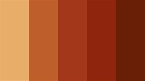 Reddish Brown Color Palette Brown Color Palette Skin