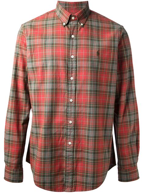 Find over 100+ of the best free black man images. Lyst - Polo Ralph Lauren Plaid Shirt in Red for Men