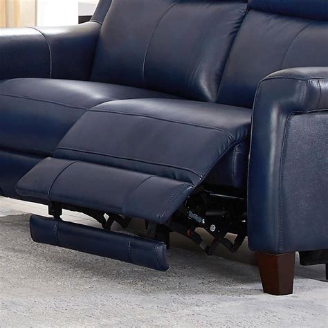 Explore the wide range of home theater sofas and loveseats in different styles which gives premium comfort. Chatham Blue Genuine Leather Power Reclining Sofa Loveseat ...