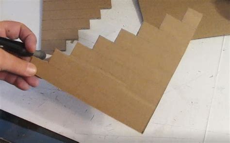 Make A Cardboard Dollhouse 7 Make The Staircases