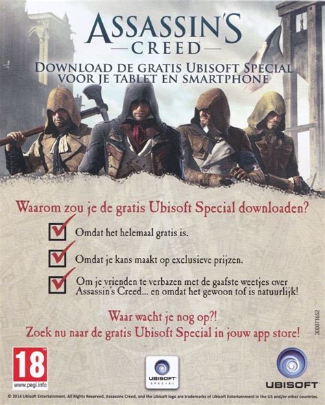Assassin S Creed Unity Box Cover Art Mobygames