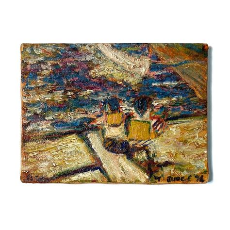 Impressionist Impasto Painting By Judge Sensational Brush Strokes Boat