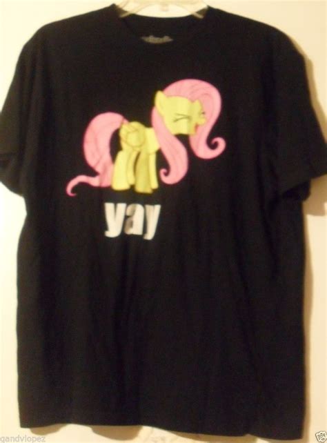 My Little Pony Fluttershy Yay T Shirt Tee Brony Mens Hot Topic Size