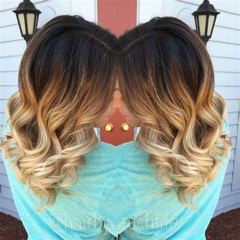 Colormelt High Contrast Balayage Ombre In Sunlight Hair By Rachel Fife