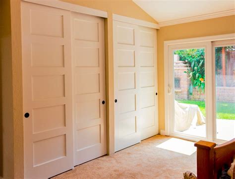 From sliding closet doors to double closet doors and hollow core to solid core, we can help you find the design, core type, brand and wood species you would like for your closet door. 4 Panel Sliding Closet Doors | Home Design Ideas