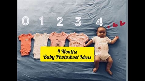 4 Months Baby Photoshoot Ideas Youtube