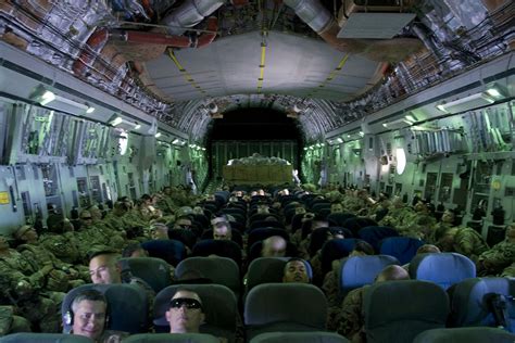 Military Transport Aircraft Interior