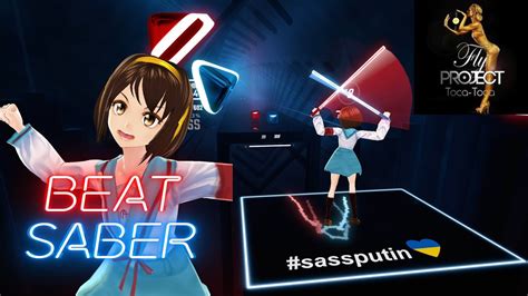 Anime Dance Fly Project Toca Toca Haruhi Plays Beat Saber Lip