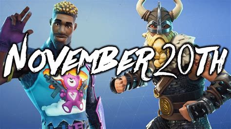Daily/featured item shop, news updates and more for #fortnite battle royale. Fortnite Item Shop Predictions - November 20th - YouTube
