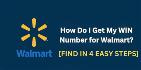 How Do I Get My Win Number For Walmart Find In 4 Easy Steps