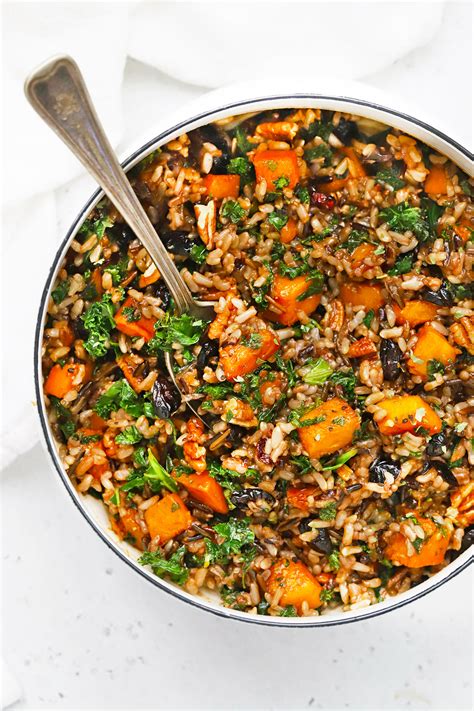 Wild Rice Pilaf With Butternut Squash One Lovely Life