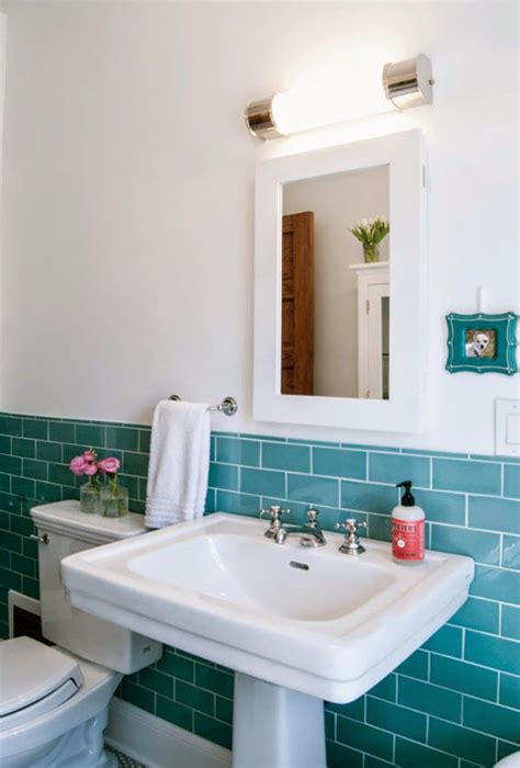 This style is characterized by a natural, weathered look combined with a botanical color palette. 40 retro blue bathroom tile ideas and pictures 2020