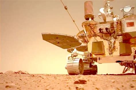 China Shares Video And Audio From Its Mars Rover Engadget