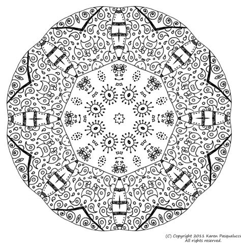 Coloriage Mandalas gratuit à imprimer