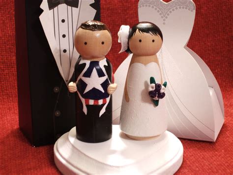 Adorable Wedding Cake Toppers Handmade Wedding Etsy