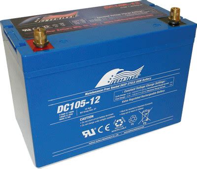 They are often interchangeable with gel cell batteries. Full River DC105-12 Deep Cycle Battery - Group 27 - e ...