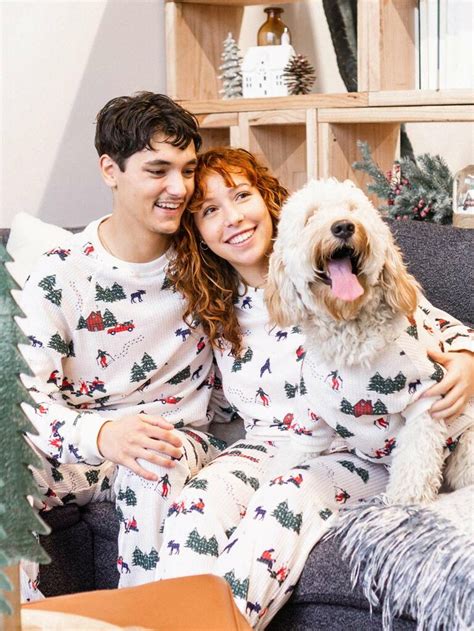 18 Matching Holiday Pajamas For Couples That Are Cute And Cozy